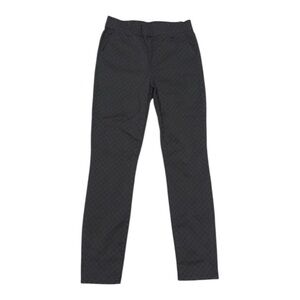 Juicy Couture Black Diamond Pattern Pants | Women's Size 4 | Slim Ankle Trousers